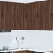 Oppvaskmaskin-panel Kalmar Brun Eik 57 x 57 x 100 cm