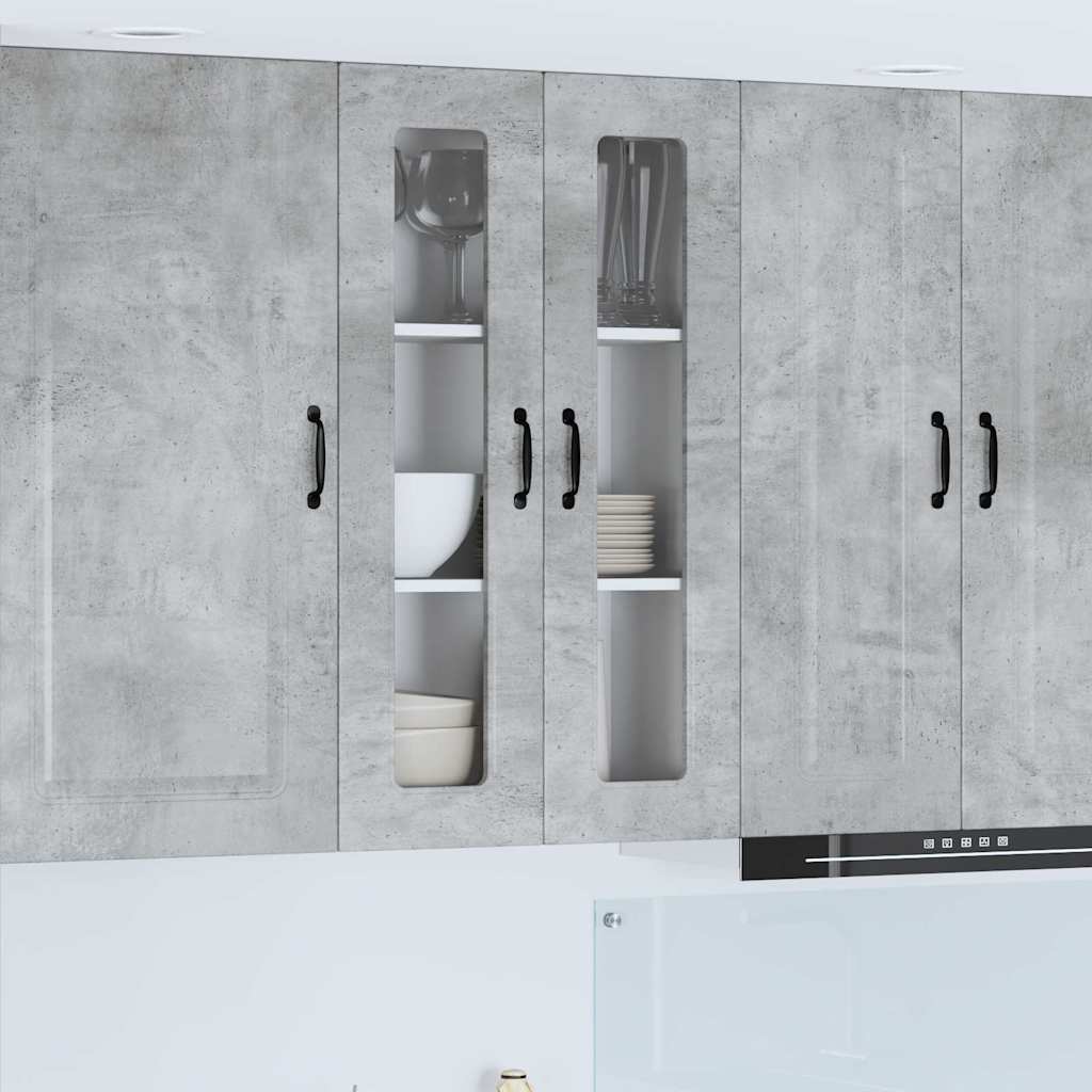 Oppvaskmaskin-panel Kalmar Betonggrå 60 x 31 x 100 cm
