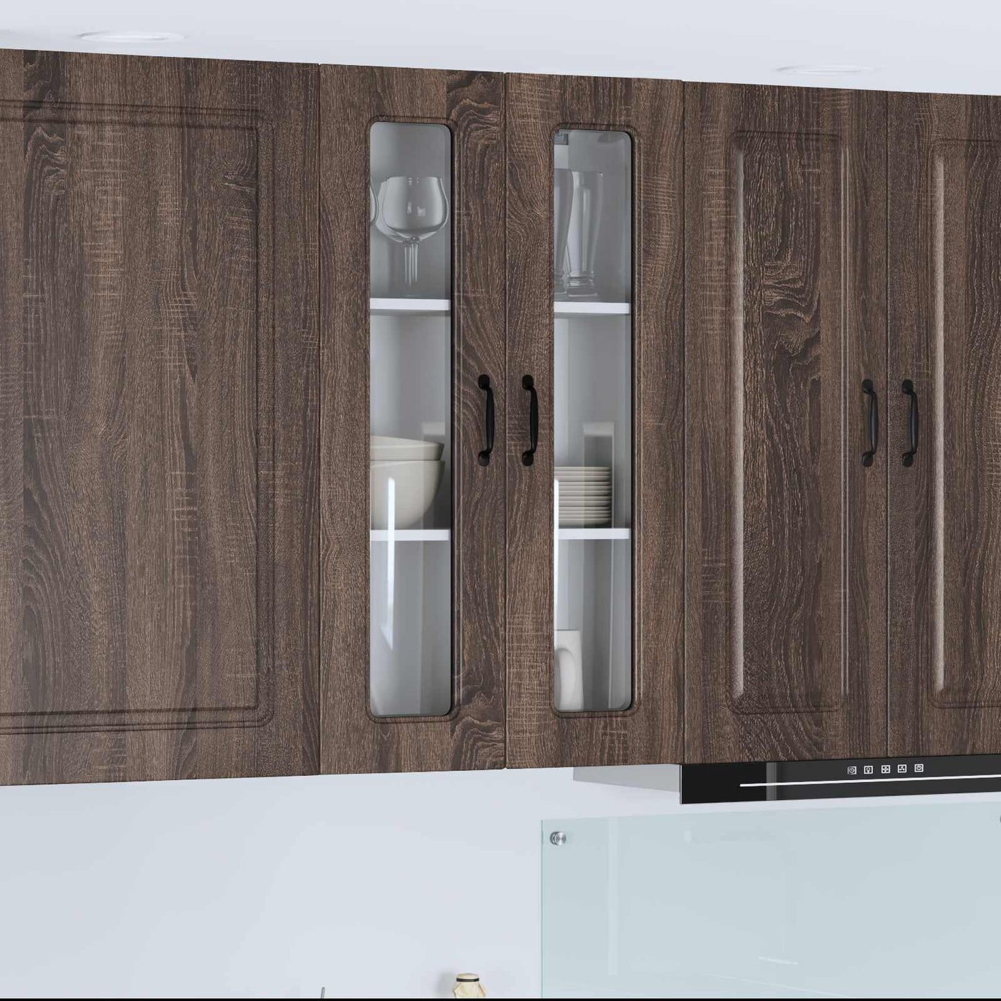 Oppvaskmaskin-panel Kalmar Brun Eik 60 x 31 x 100 cm