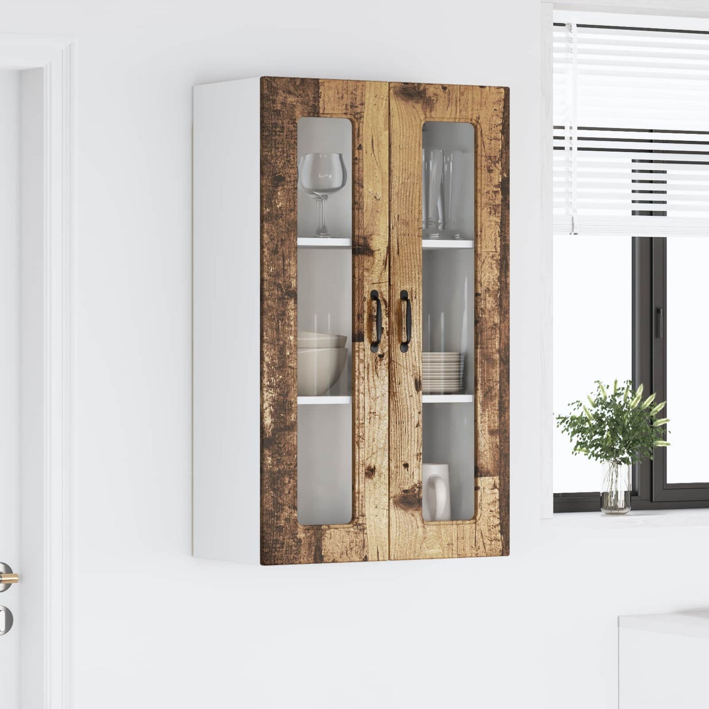 Oppvaskmaskin-panel Kalmar Gammelt tre 60 x 31 x 100 cm
