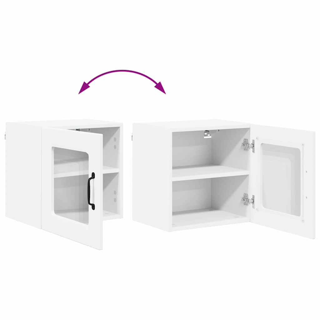 Vegghylle LUCCA Hvit 40 x 31 x 40 cm Konstruert tre