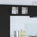 Vegghylle LUCCA Svart 40 x 31 x 40 cm Konstruert tre