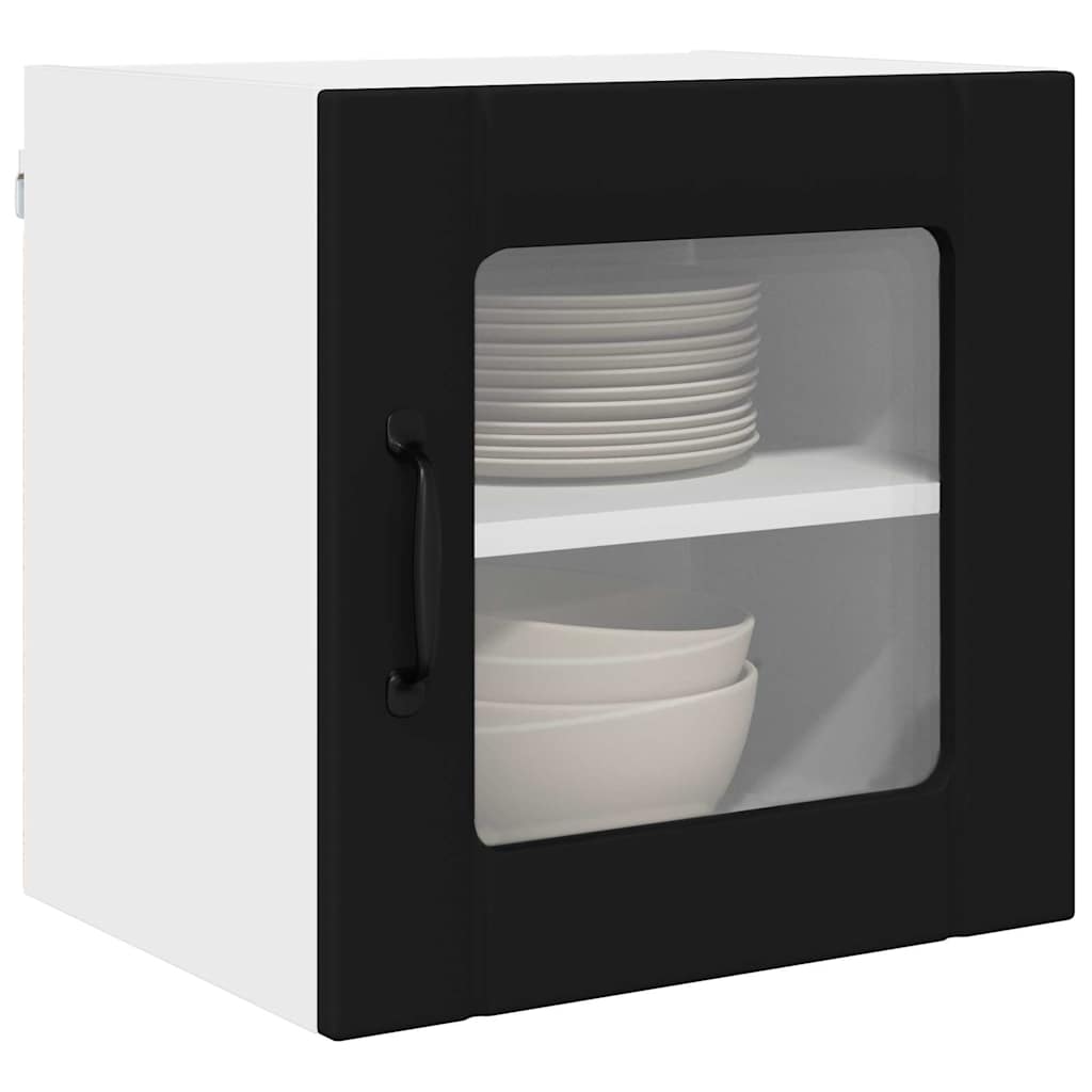 Vegghylle LUCCA Svart 40 x 31 x 40 cm Konstruert tre