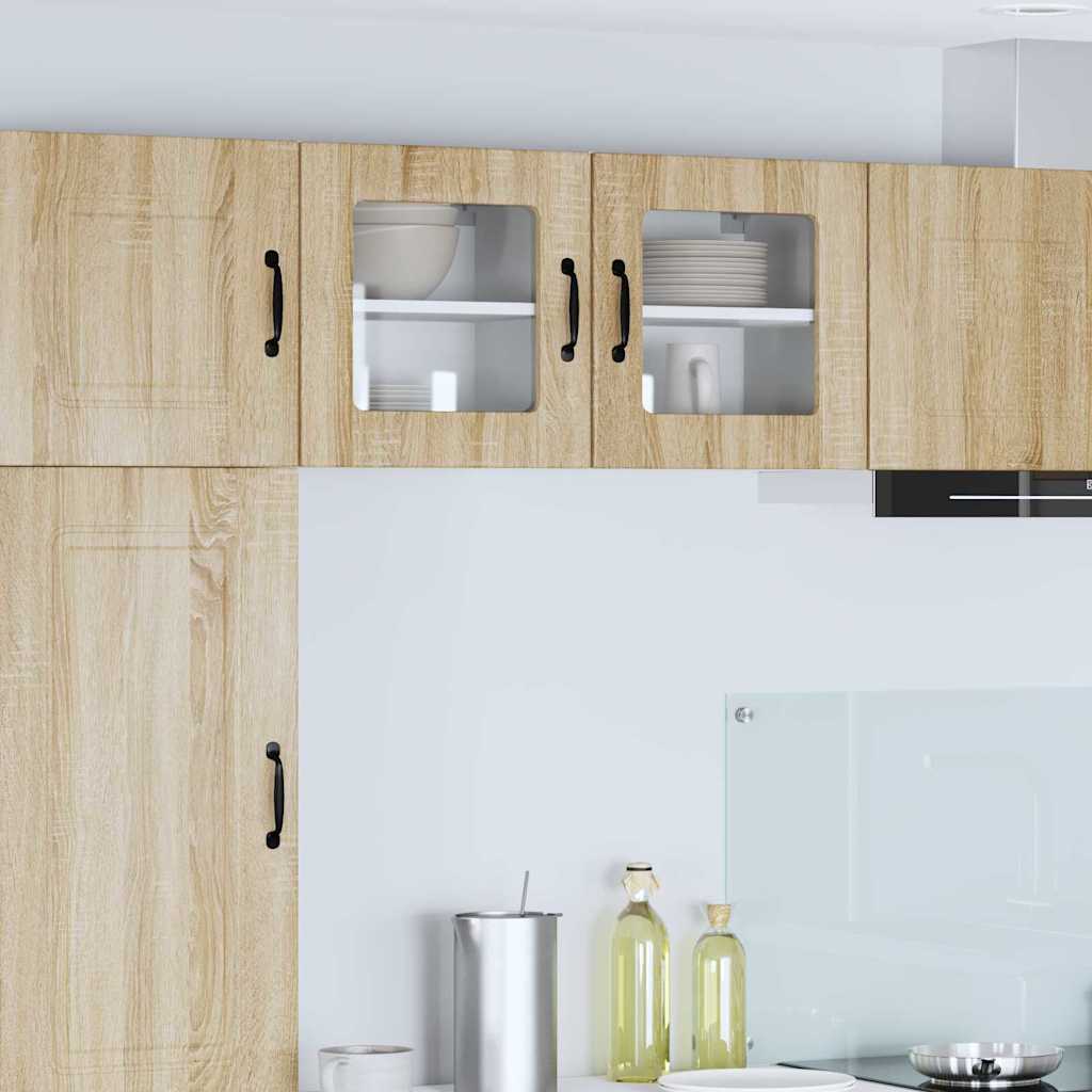 Vegghylle LUCCA Sonoma eik 40 x 31 x 40 cm Konstruert tre