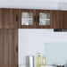 Vegghylle LUCCA 2 pcs Brun eik 40 x 31 x 40 cm Konstruert tre