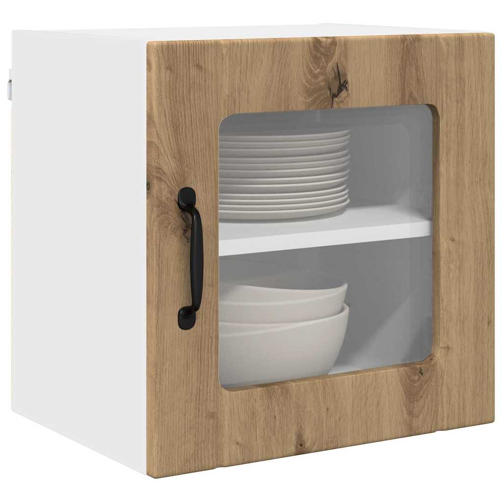 Vegghylle LUCCA Artisan eik 40 x 31 x 40 cm Konstruert tre