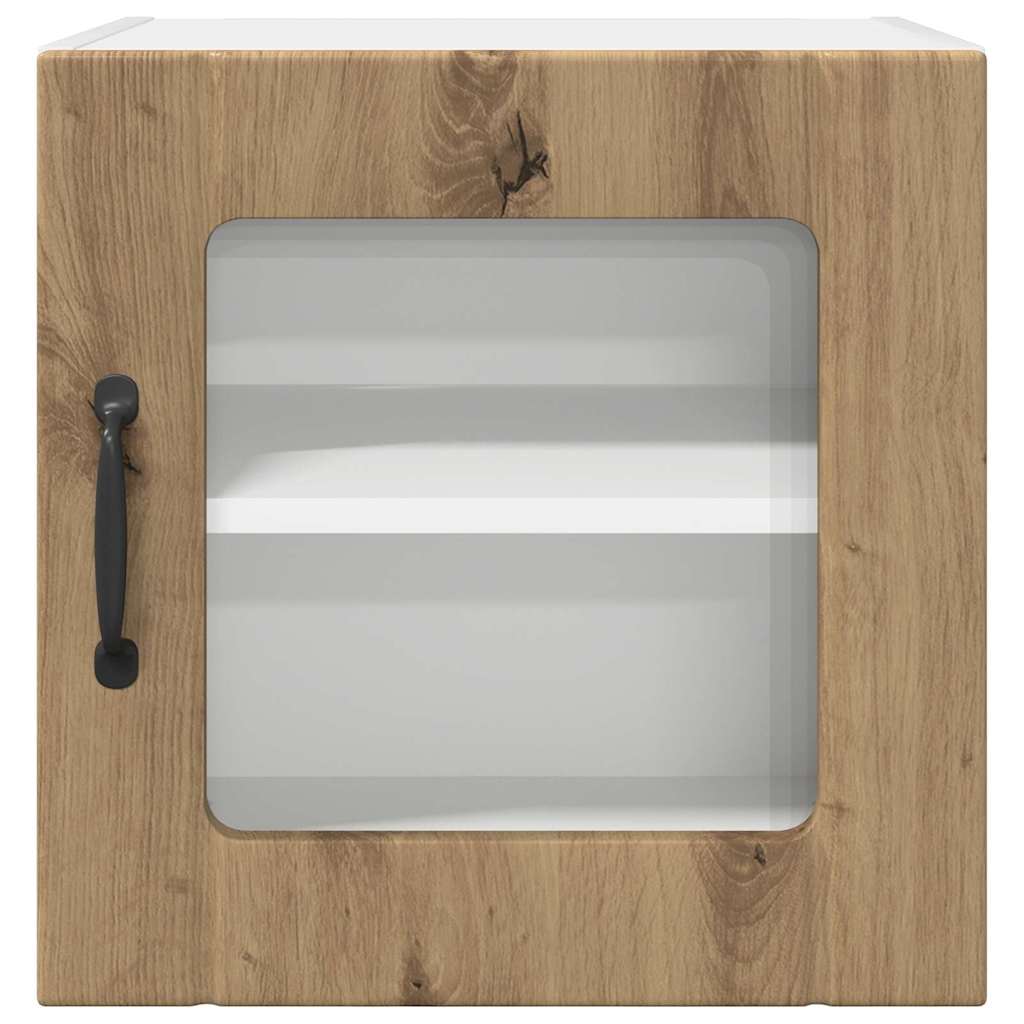 Kjøkken veggskap med hylle 2 pcs Artisan Eik 40 x 31 x 40 cm