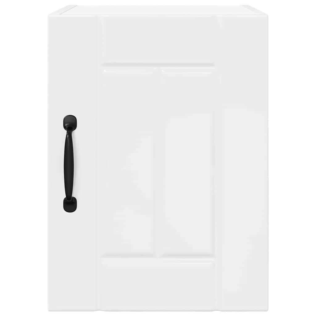 Veggskap LUCCA 2 pcs Høgglans hvit 30 x 31 x 40 cm