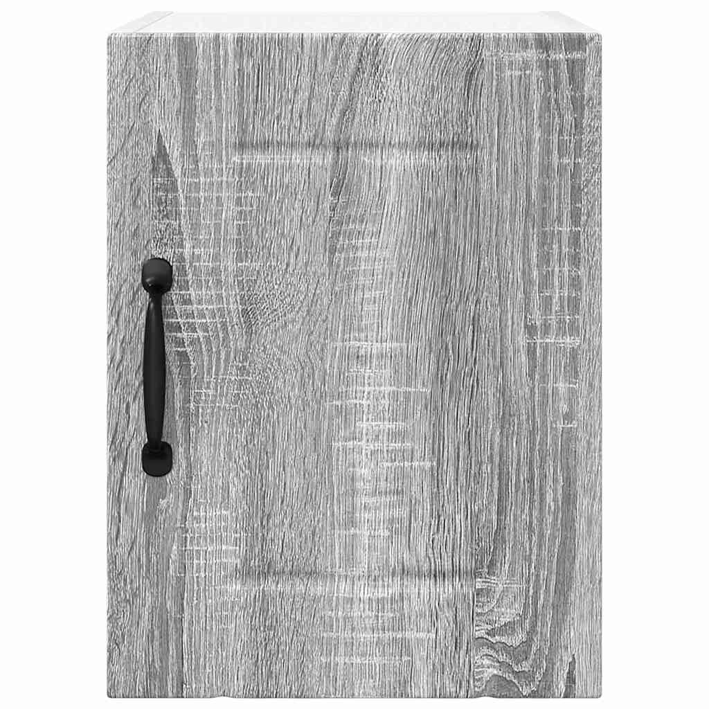 Kjøkken veggskap med hylle 2 pcs Grå Sonoma 30 x 31 x 40 cm