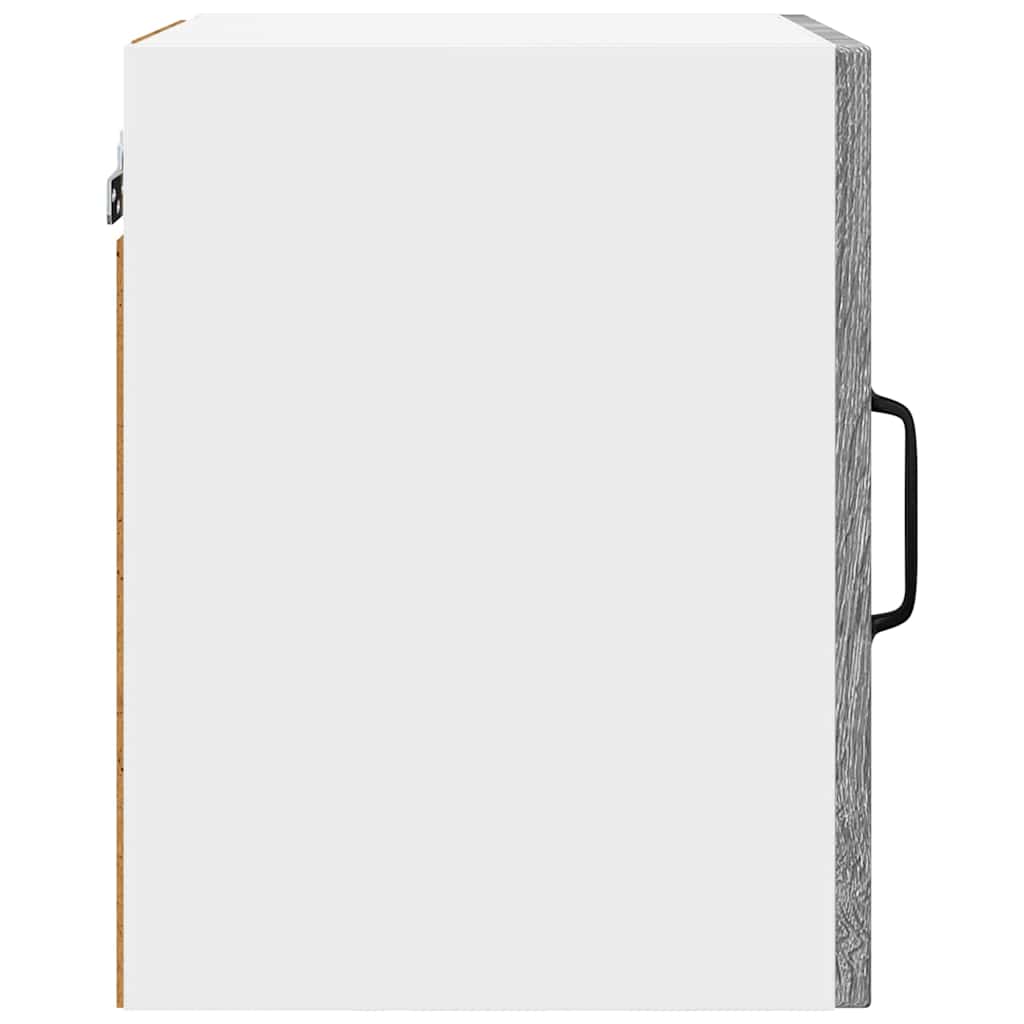 Kjøkken veggskap med hylle 2 pcs Grå Sonoma 30 x 31 x 40 cm