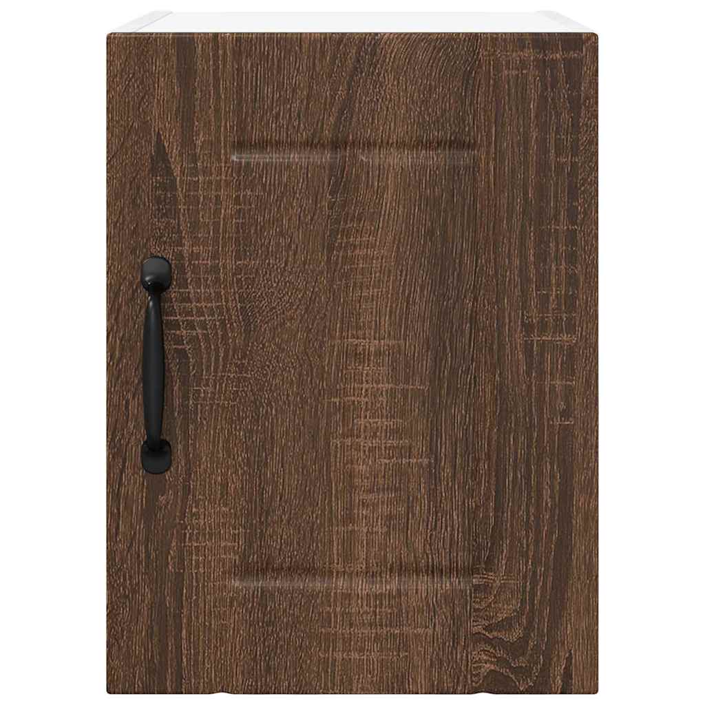 Veggskap LUCCA 2 pcs Brun eik 30 x 31 x 40 cm Konstruert tre