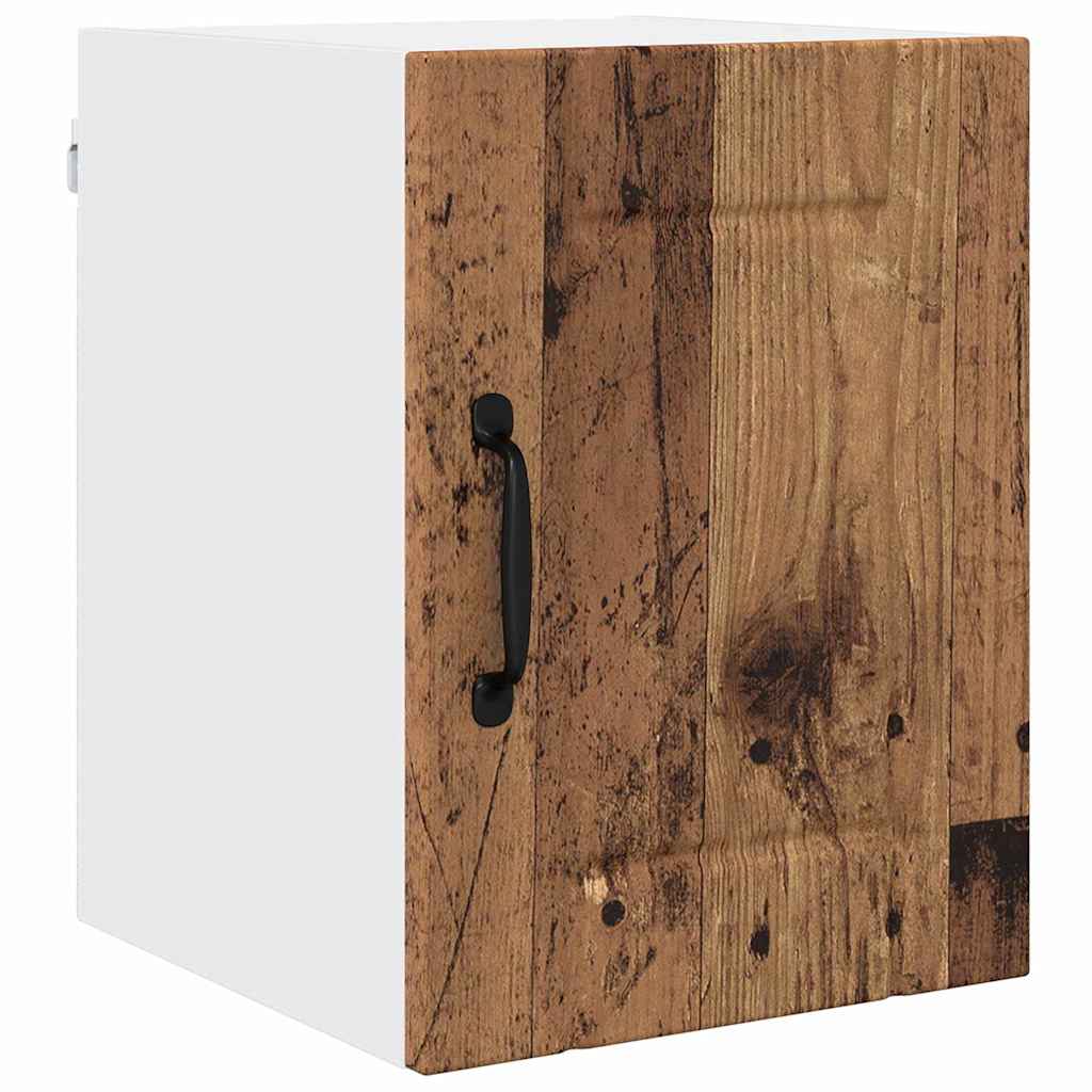 Veggskap LUCCA 2 pcs Gammelt tre 30 x 31 x 40 cm Konstruert tre