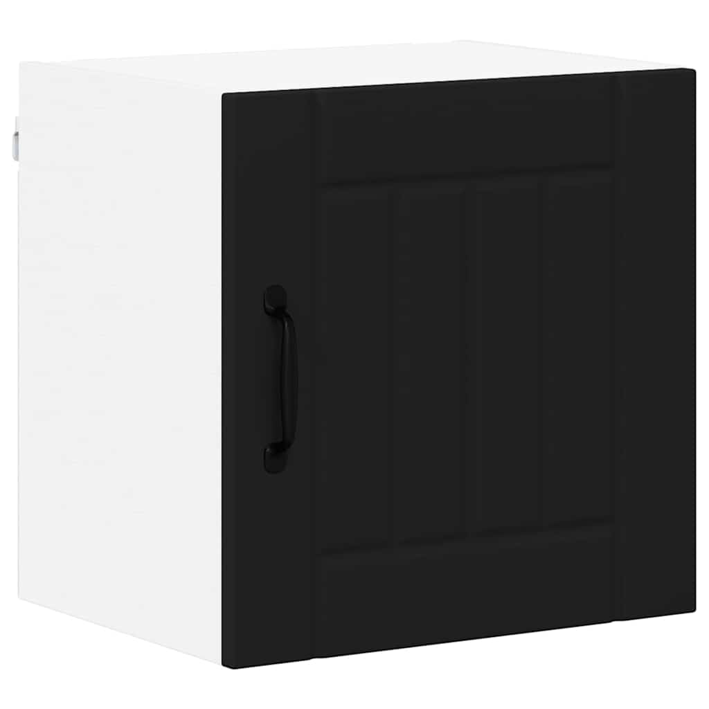 Veggskap LUCCA 2 pcs Svart 40 x 31 x 40 cm Konstruert tre