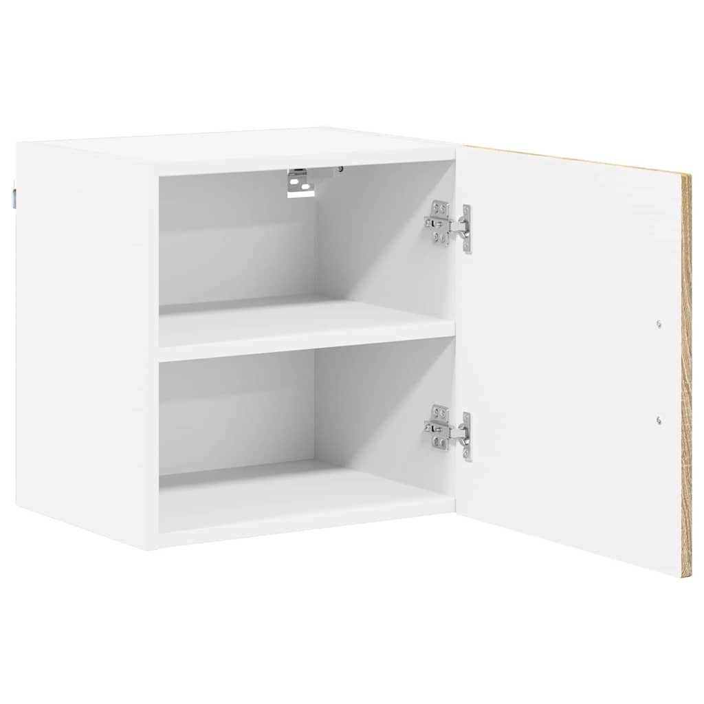 Veggskap LUCCA 2 pcs Sonoma eik 40 x 31 x 40 cm Konstruert tre