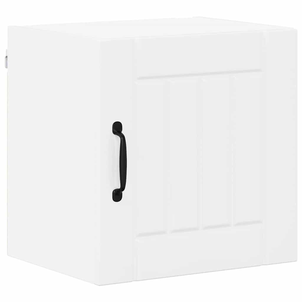 Veggskap LUCCA Høgglans hvit 40 x 31 x 40 cm Konstruert tre