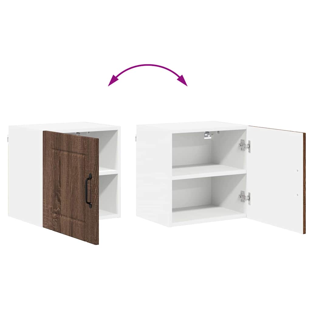 Veggskap LUCCA Brun eik 40 x 31 x 40 cm Konstruert tre