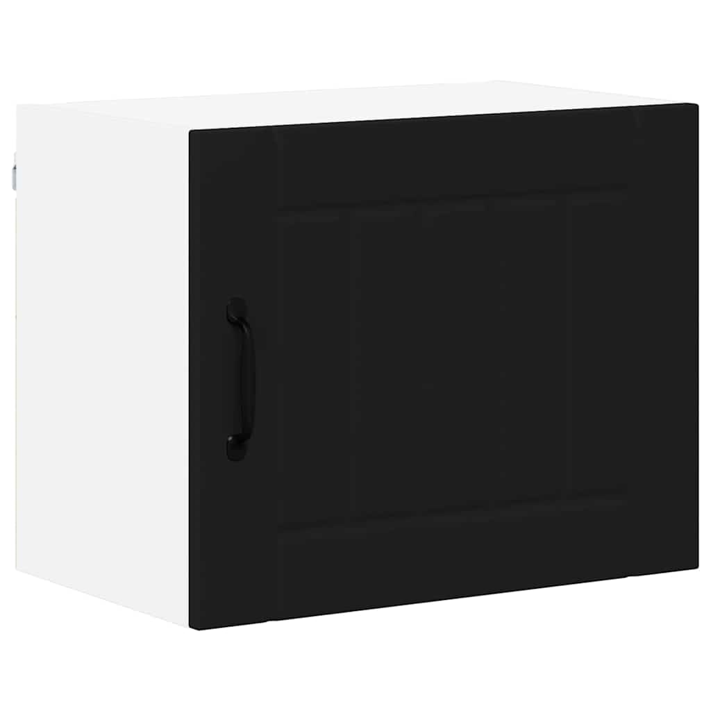 Veggskap LUCCA 2 pcs Svart 50 x 31 x 40 cm Konstruert tre