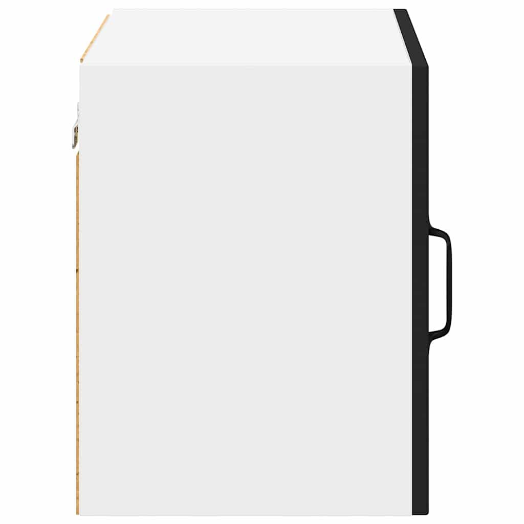 Veggskap LUCCA 2 pcs Svart 50 x 31 x 40 cm Konstruert tre