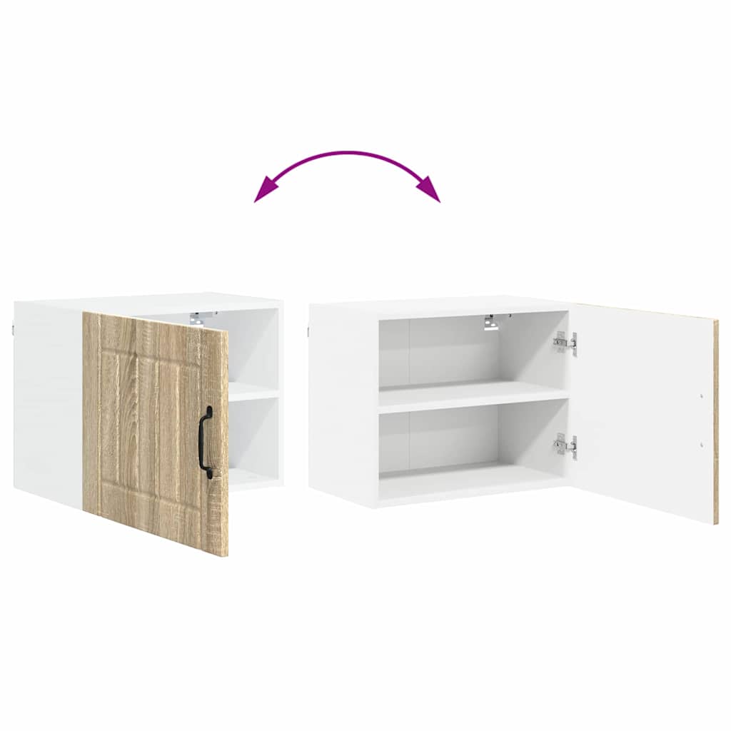 Veggskap LUCCA Sonoma eik 50 x 31 x 40 cm Konstruert tre