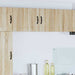 Veggskap LUCCA 2 pcs Sonoma eik 50 x 31 x 40 cm Konstruert tre