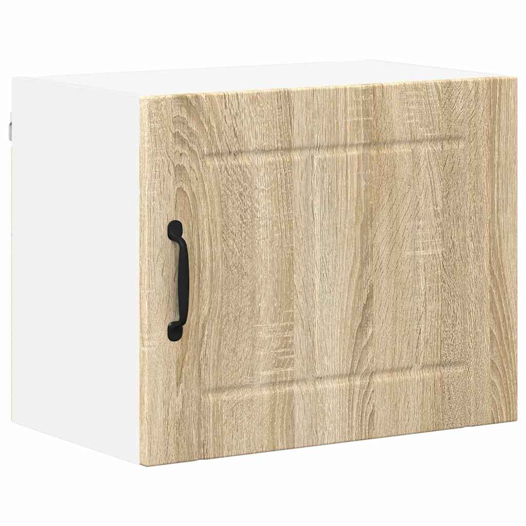 Veggskap LUCCA 2 pcs Sonoma eik 50 x 31 x 40 cm Konstruert tre