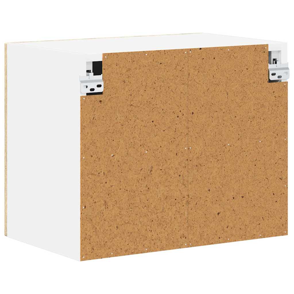 Veggskap LUCCA 2 pcs Sonoma eik 50 x 31 x 40 cm Konstruert tre