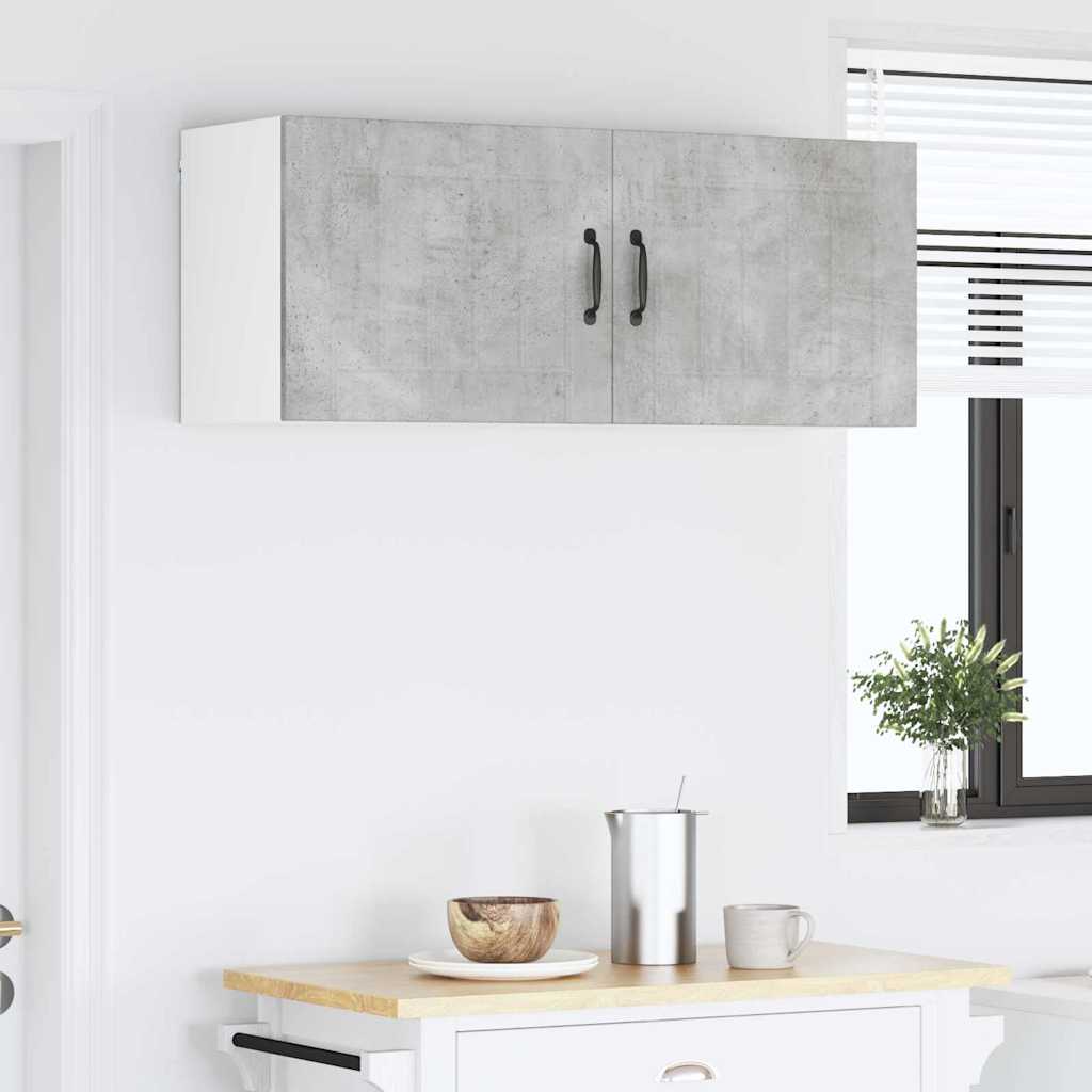 Veggskap LUCCA Betonggrå 50 x 31 x 40 cm Konstruert tre
