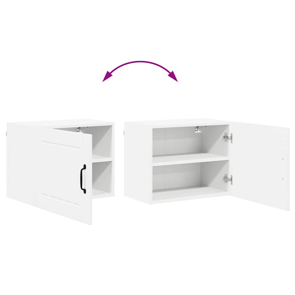 Veggskap LUCCA Høgglans hvit 50 x 31 x 40 cm Konstruert tre