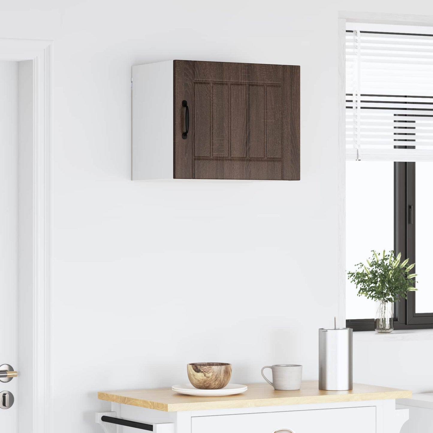Veggskap LUCCA Brun eik 50 x 31 x 40 cm Konstruert tre