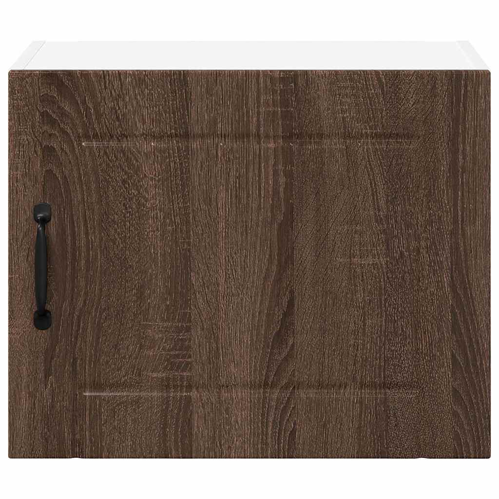 Veggskap LUCCA 2 pcs Brun eik 50 x 31 x 40 cm Konstruert tre
