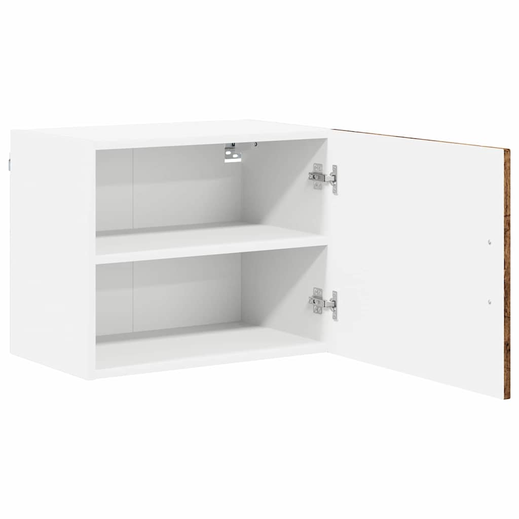 Veggskap LUCCA 2 pcs Gammelt tre 50 x 31 x 40 cm Konstruert tre