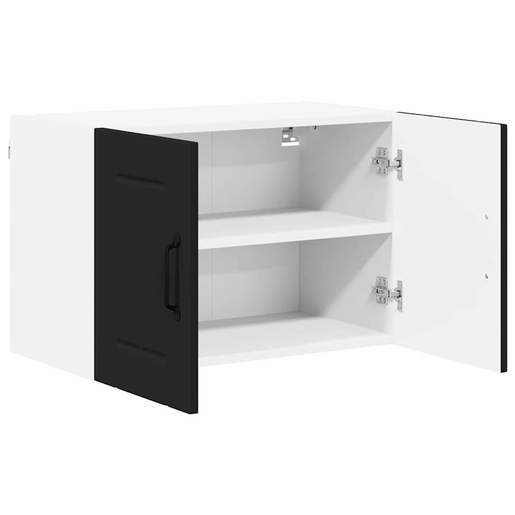 Veggskap LUCCA 2 pcs Svart 60 x 31 x 40 cm Konstruert tre