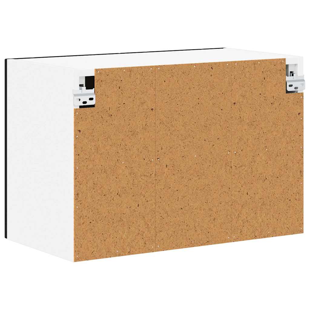 Veggskap LUCCA 2 pcs Svart 60 x 31 x 40 cm Konstruert tre
