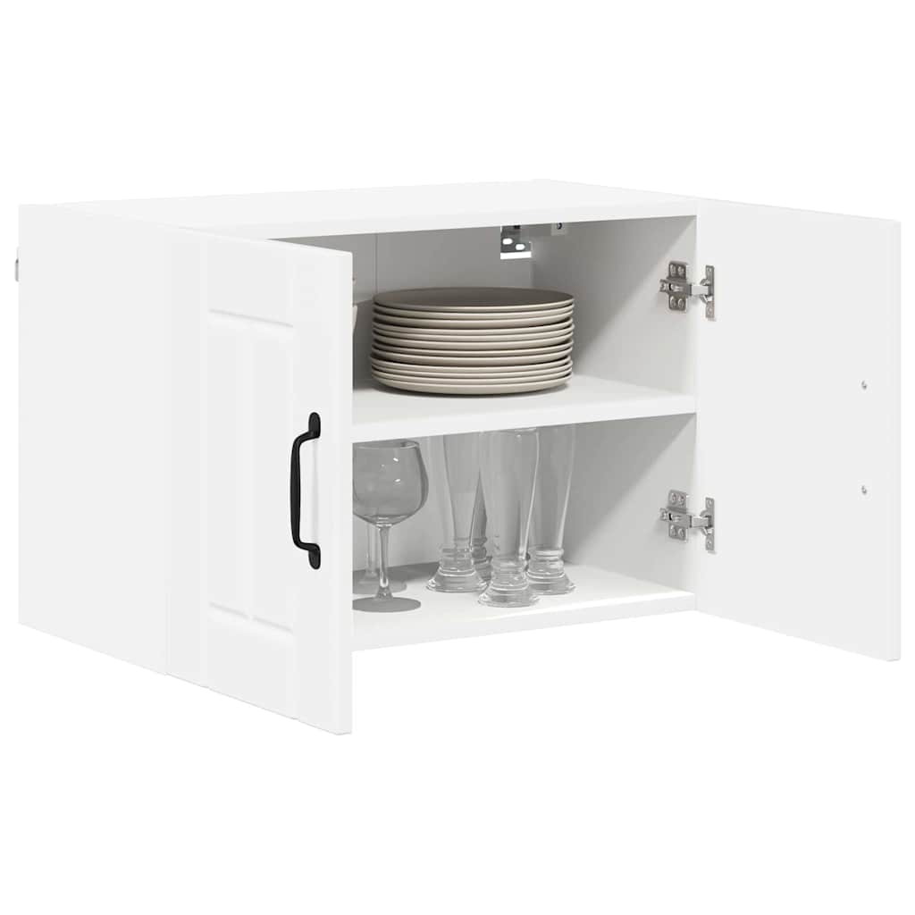 Veggskap LUCCA Høgglans hvit 60 x 31 x 40 cm Konstruert tre