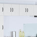 Veggskap LUCCA 2 pcs Høgglans hvit 60 x 31 x 40 cm