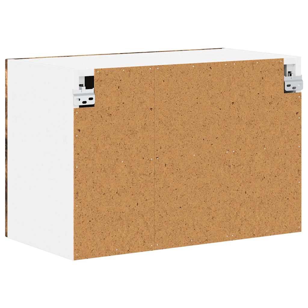 Veggskap LUCCA 2 pcs Røkt Eik 60 x 31 x 40 cm Konstruert tre