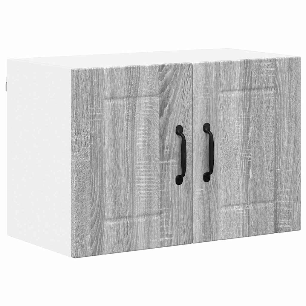 Veggskap LUCCA 2 pcs Grå sonoma 60 x 31 x 40 cm Konstruert tre