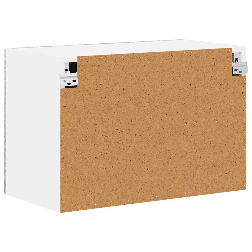 Veggskap LUCCA 2 pcs Grå sonoma 60 x 31 x 40 cm Konstruert tre