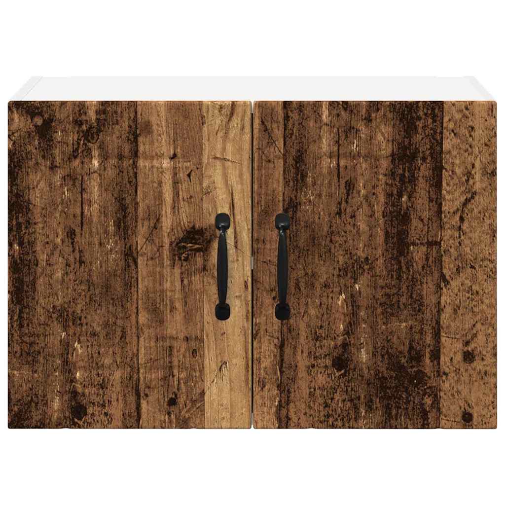 Veggskap LUCCA 2 pcs Gammelt tre 60 x 31 x 40 cm Konstruert tre