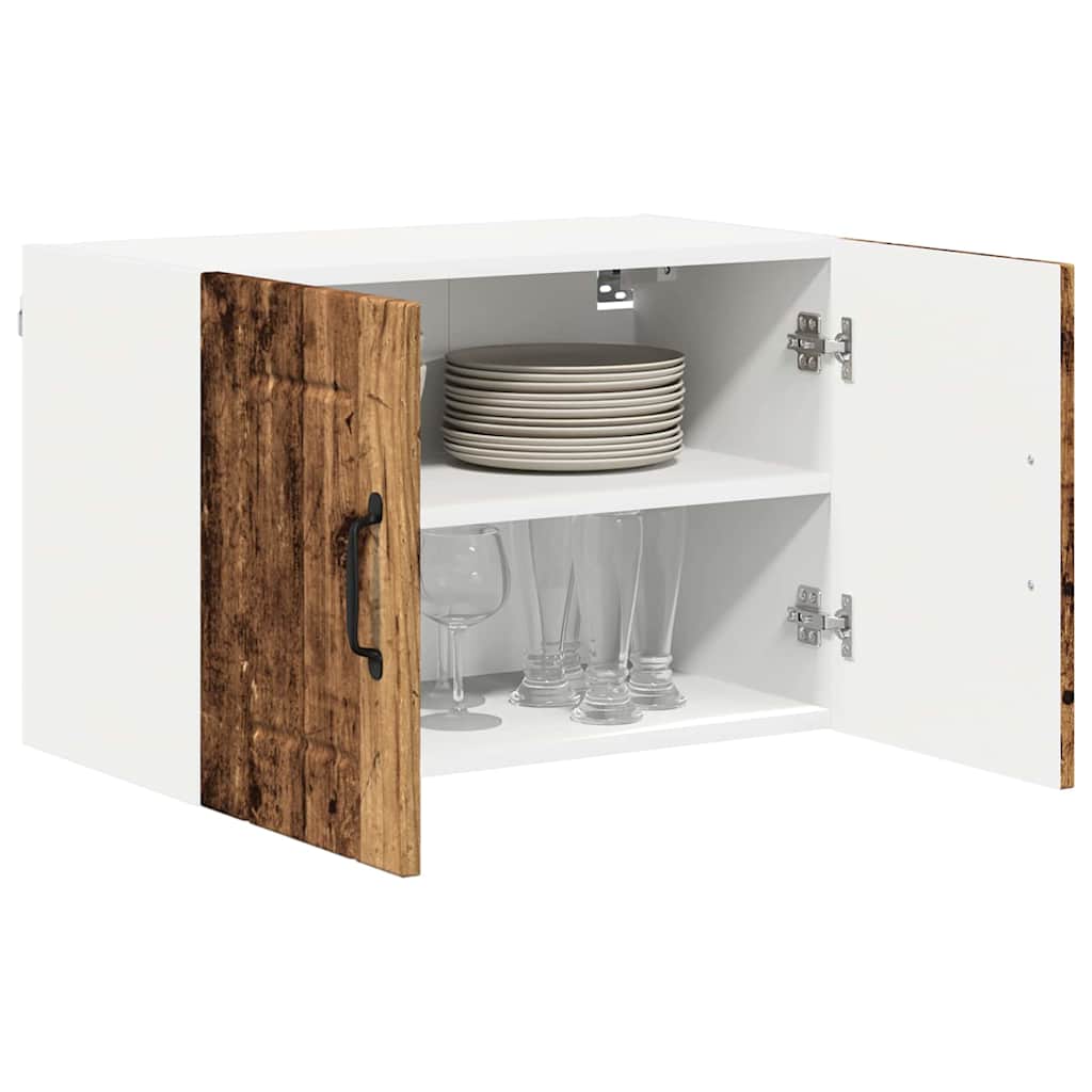 Veggskap LUCCA 2 pcs Gammelt tre 60 x 31 x 40 cm Konstruert tre