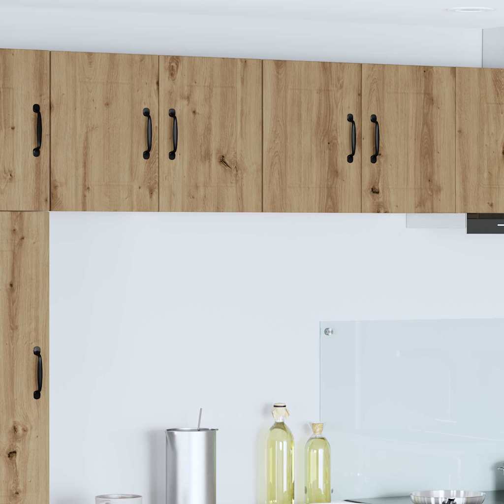 Veggskap LUCCA 2 pcs Artisan eik 60 x 31 x 40 cm Konstruert tre