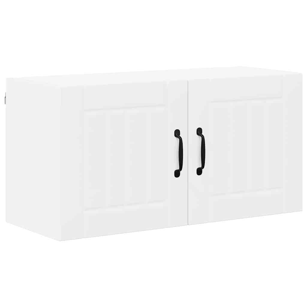 Kjøkken veggskap med hylle Hvit 80 x 31 x 40 cm Konstruert tre