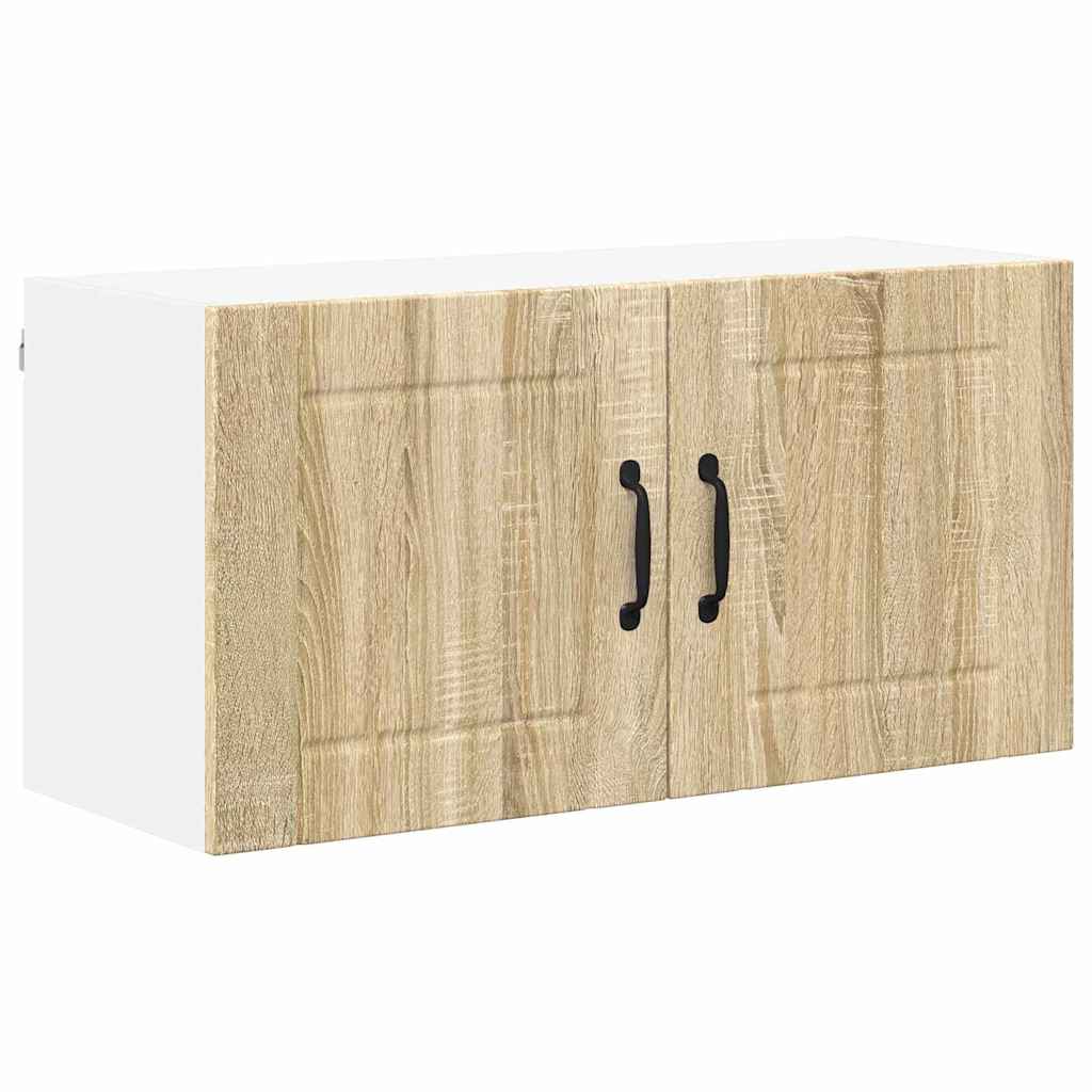 Veggskap LUCCA Sonoma eik 80 x 31 x 40 cm Konstruert tre