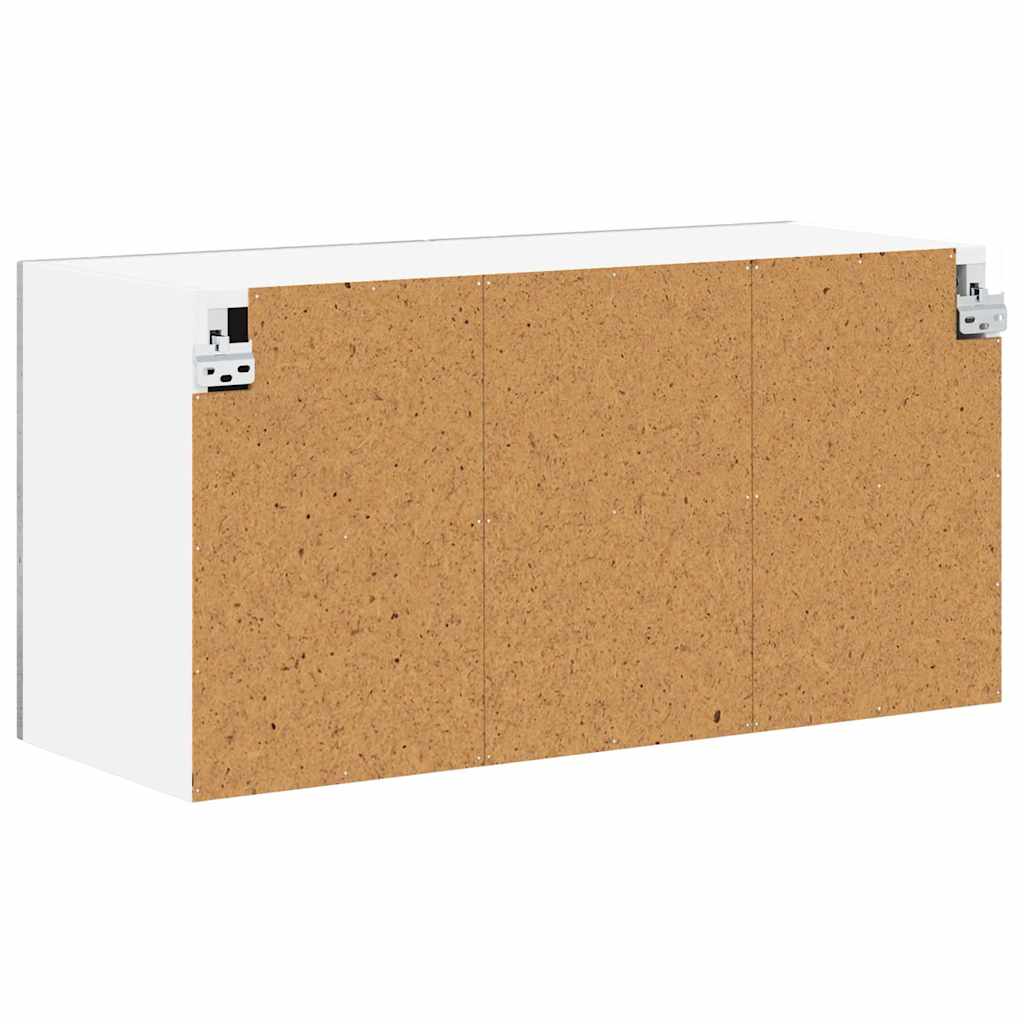 Veggskap LUCCA Betonggrå 80 x 31 x 40 cm Konstruert tre