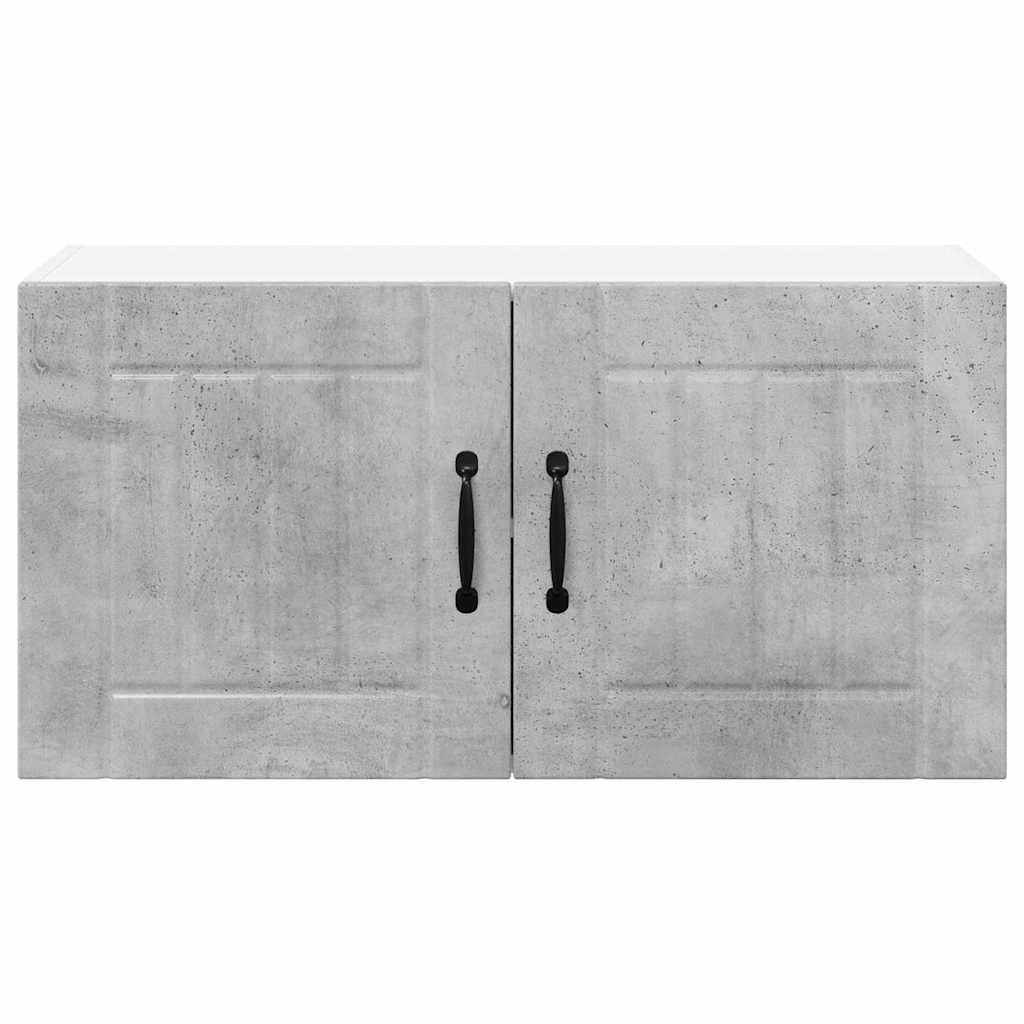 Veggskap LUCCA Betonggrå 80 x 31 x 40 cm Konstruert tre