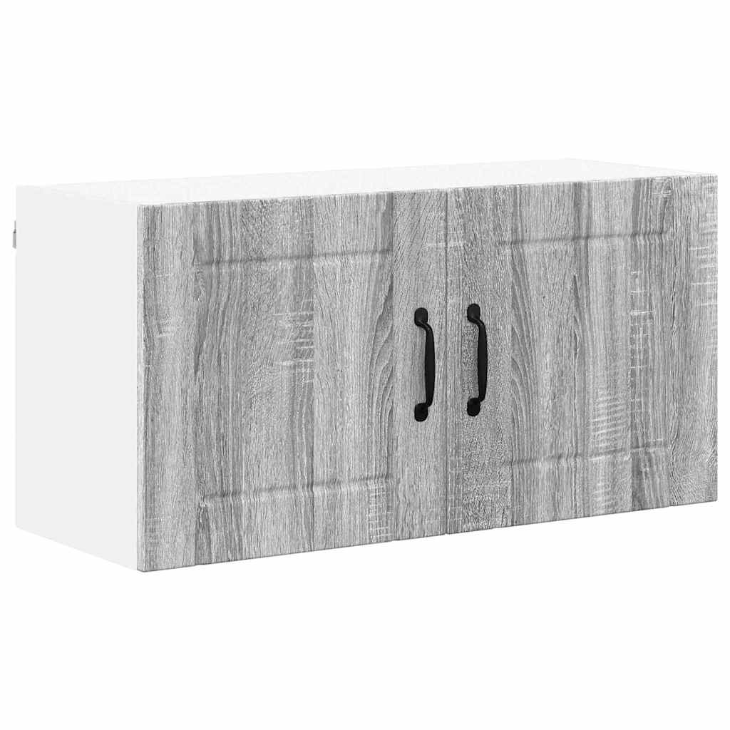 Veggskap LUCCA Grå sonoma 80 x 31 x 40 cm Konstruert tre