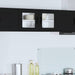 Vegghylle LUCCA Svart 80 x 31 x 40 cm Konstruert tre