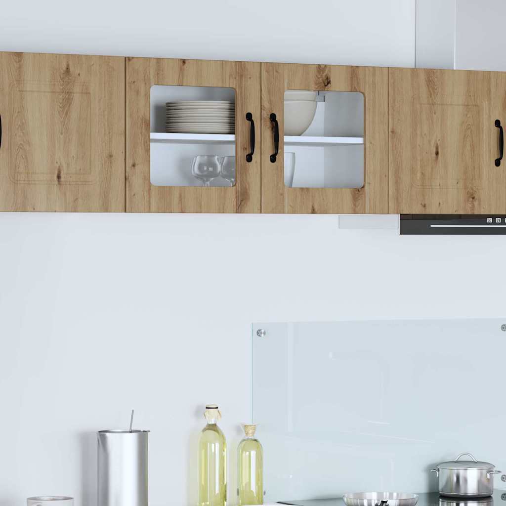 Vegghylle LUCCA Artisan eik 80 x 31 x 40 cm Konstruert tre