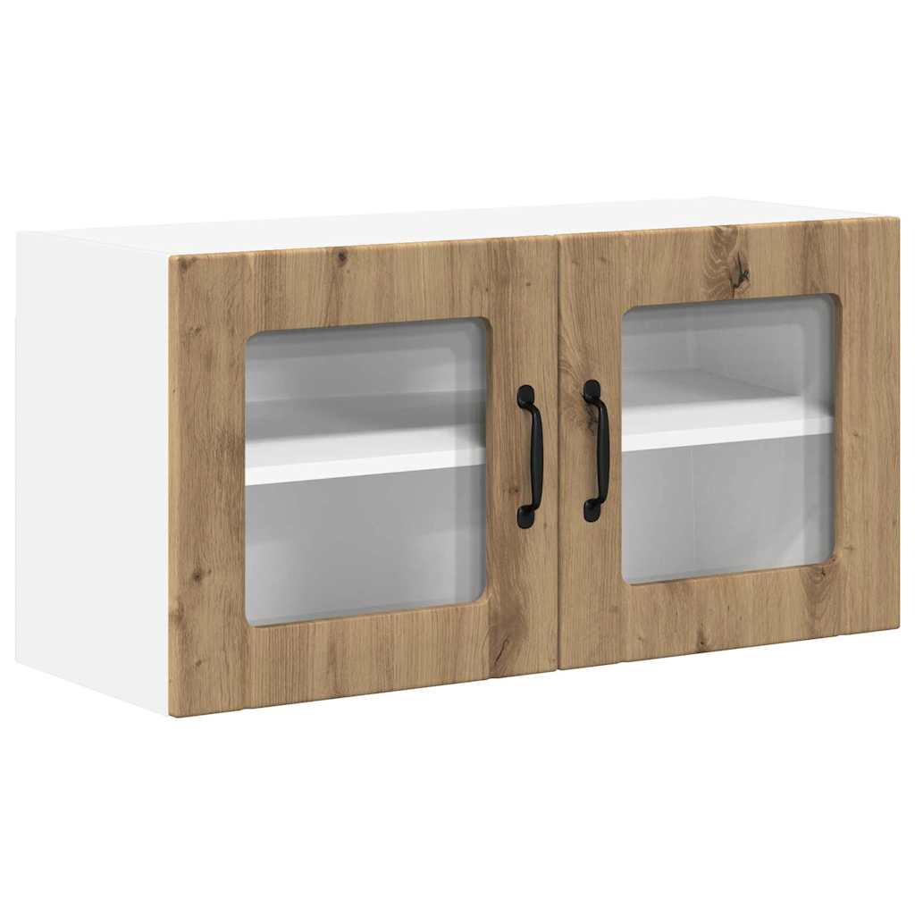 Vegghylle LUCCA Artisan eik 80 x 31 x 40 cm Konstruert tre