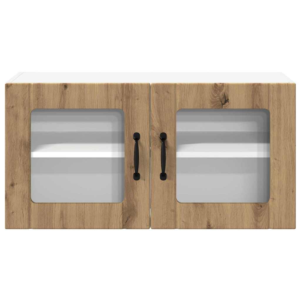 Vegghylle LUCCA Artisan eik 80 x 31 x 40 cm Konstruert tre